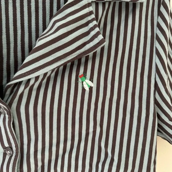 Fashion Brand Company Striped Crop - Picture 2 of 5